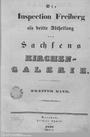 2 : Abt. 3: Die Inspection Freiberg