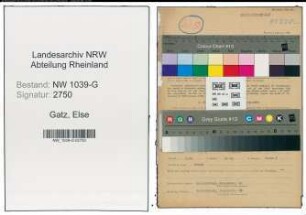 Entnazifizierung Else Gatz , geb. 25.10.1909 ()