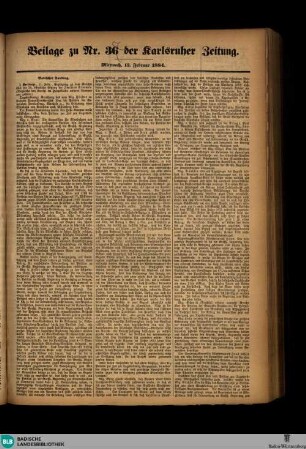 Karlsruher Zeitung, [No. 36]