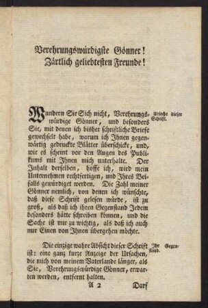 3-9, Verehrungswuerdigste Goenner! Zaertlich geliebtesten Freunde!