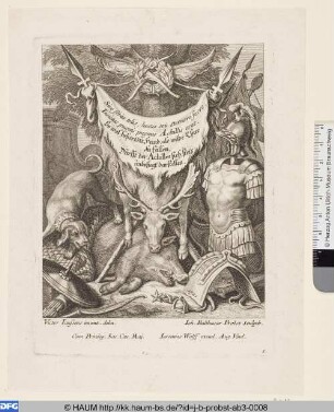 Geschichte des Achilles, Titelblatt
