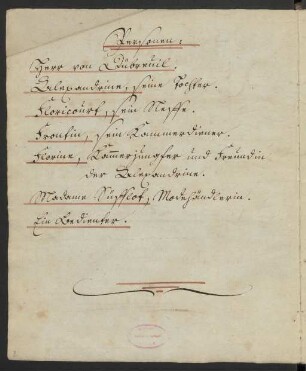 handschriftliches Textbuch