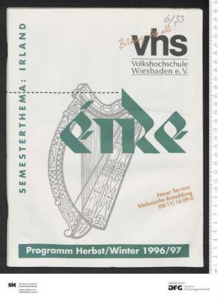 Programm 2. Semester 1996/1997