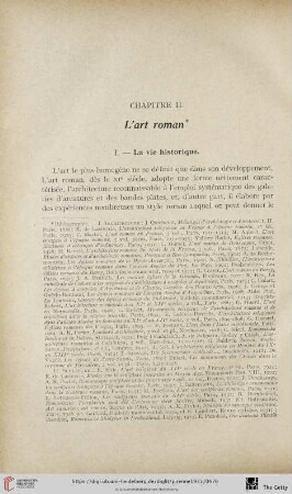 Chapitre II: L'art roman
