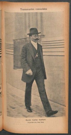 Doctor Carlos Conforti, diputado por San Juan - [Retrato] : Transeúntes conocidos