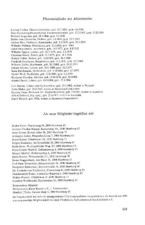 Ehrenmitglieder des Alstervereins