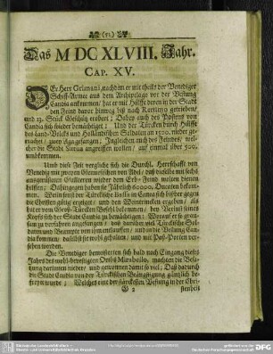 Das MDCXLVIII. Jahr
