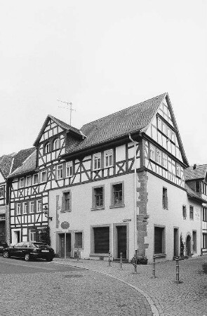Wohnhauskomplex; Gelnhausen, Töpfergasse 2, Töpfergasse 4