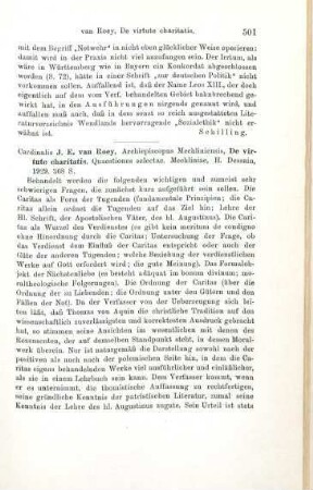 500-501 [Rezension] Steffes, Johann Peter, Religion und Politik