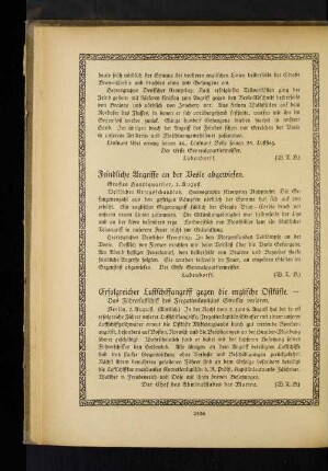 Feindliche Angriffe an der Vesle abgewiesen.