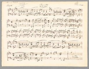 Menuett für Klavier - BSB Mus.ms. 4694#Beibd.22