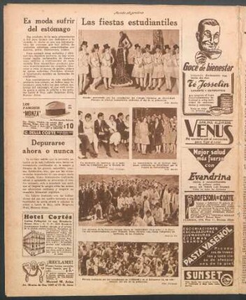 Las fiestas estudiantiles [Fotografías]