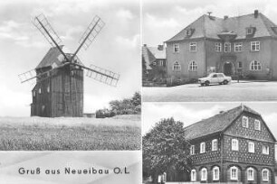 Eibau-Neueibau. Neumanns- oder Zimmermann-Mühle, Ansichtskarte