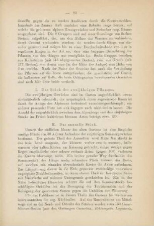 K. Das annuelle Stück