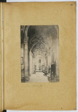 San Benedetto in Polirono, San Benedetto Po: Innenansicht (aus: Skizzen- und Fotoalbum 5)