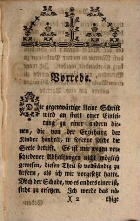 Johann Gottlob Krügers Gedanken von Erziehung der Kinder