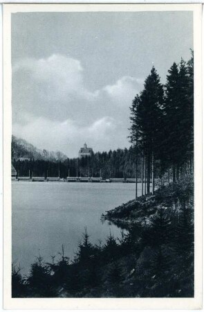 Kriebstein. Stausee und Burg