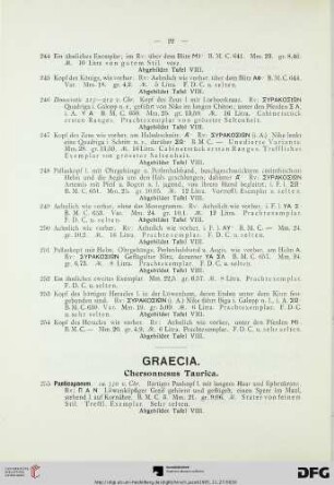 Graecia (Nr. 255-494)