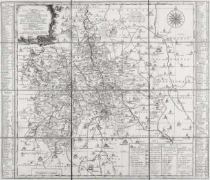 Ämterkarte Augustusburg, Kemnitz, Sachsenburg und Stollberg (ca. 1:125 000)