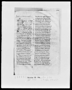 Gregorius Magnus, Moralia in Job, Liber 23-35 — Initiale B, Folio 120recto