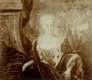 Bildnis von Friederike Louise (1699-1744) Herzogin von Schleswig-Holstein-Sonderburg-Augustenburg