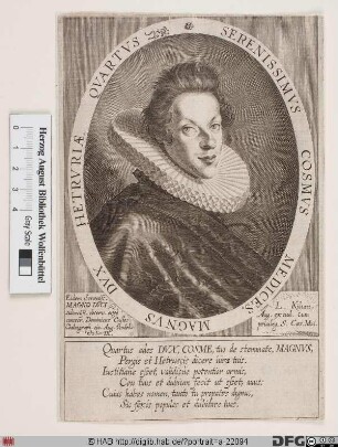 Bildnis Cosimo II. (de' Medici), 4. Großherzog von Toscana (reg. 1609-21)