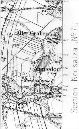 Oppach. Meßtischblatt, Sekt. Schirgiswalde, 1882