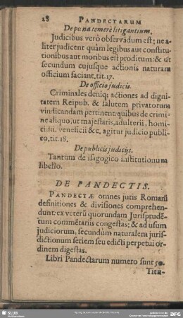 De Pandectis