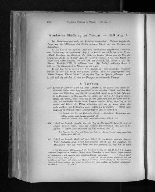 Wendischer Städtetag zu Wismar. - 1483 Aug. 17.