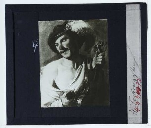Meister der Kasseler Musikanten, Geigenspieler mit Glas (Kassel GAM GK 177)