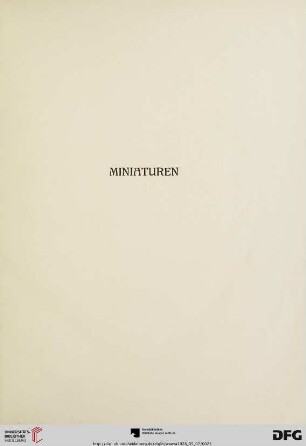 Miniaturen (Nr. 55-107)