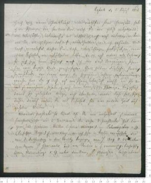 Brief von Ludolf Christian Treviranus an Adelbert von Chamisso