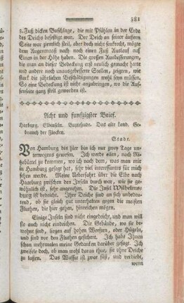 Acht und funfzigster Brief.