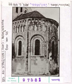 Les-Aix-d'Angillon: Pfarrkirche Saint-Germain, Chor von Südosten
