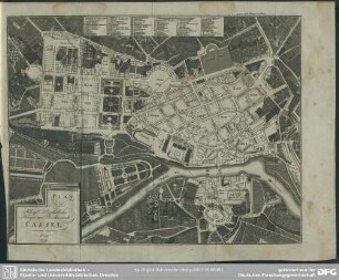 Plan der Königl. Westphälischen Haupt- und Residenzstadt Cassel