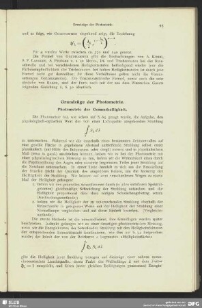 Photometrie der Gesamthelligkeit