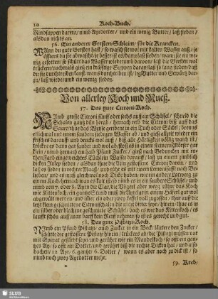 Von allerley Koch und Mueß