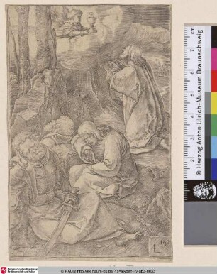 [Christus am Ölberg; Christ in Gethsemane; Matth. 26, 36-46; Mark. 14, 32-42; Luk. 22, 39-46]