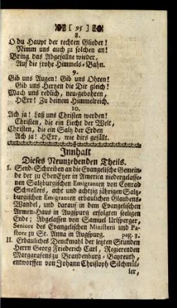 Innhalt Dieses Neunzehenden Theils