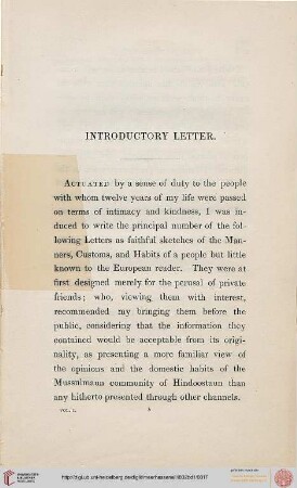 Introductory Letter
