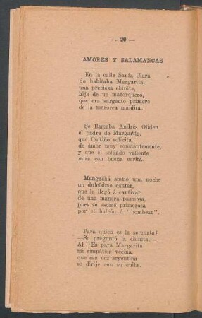 Amores y Salamancas
