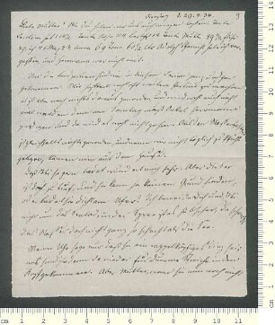 Brief von Ernst von Chamisso an Antonie von Chamisso