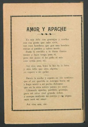Amor y apache