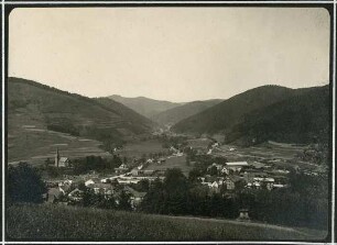 Erster Weltkrieg - "Aus den Stellungskriegen in den Vogesen". Schirmeck, Département Bas-Rhin