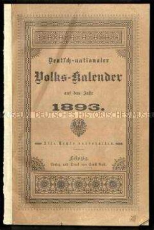 Volkskalender 1893