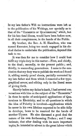 Preface of William Edwin Hamilton and Preface of the author (Fragment).
