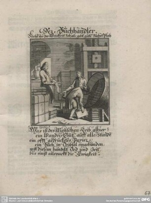 Der Buchhändler.