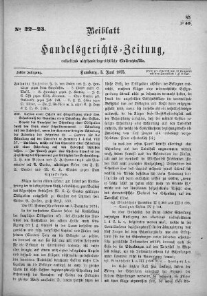 No. 22-23. 5. Juni 1875