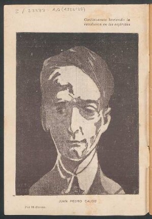 [Retrato de] Juan Pedro Calou