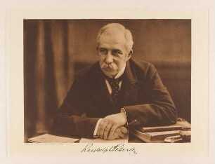 "Rudolph Petersen, Direktor der Norddeutschen Bank" aus der Mappe "Hamburgische Männer und Frauen am Anfang des XX. Jahrhunderts"